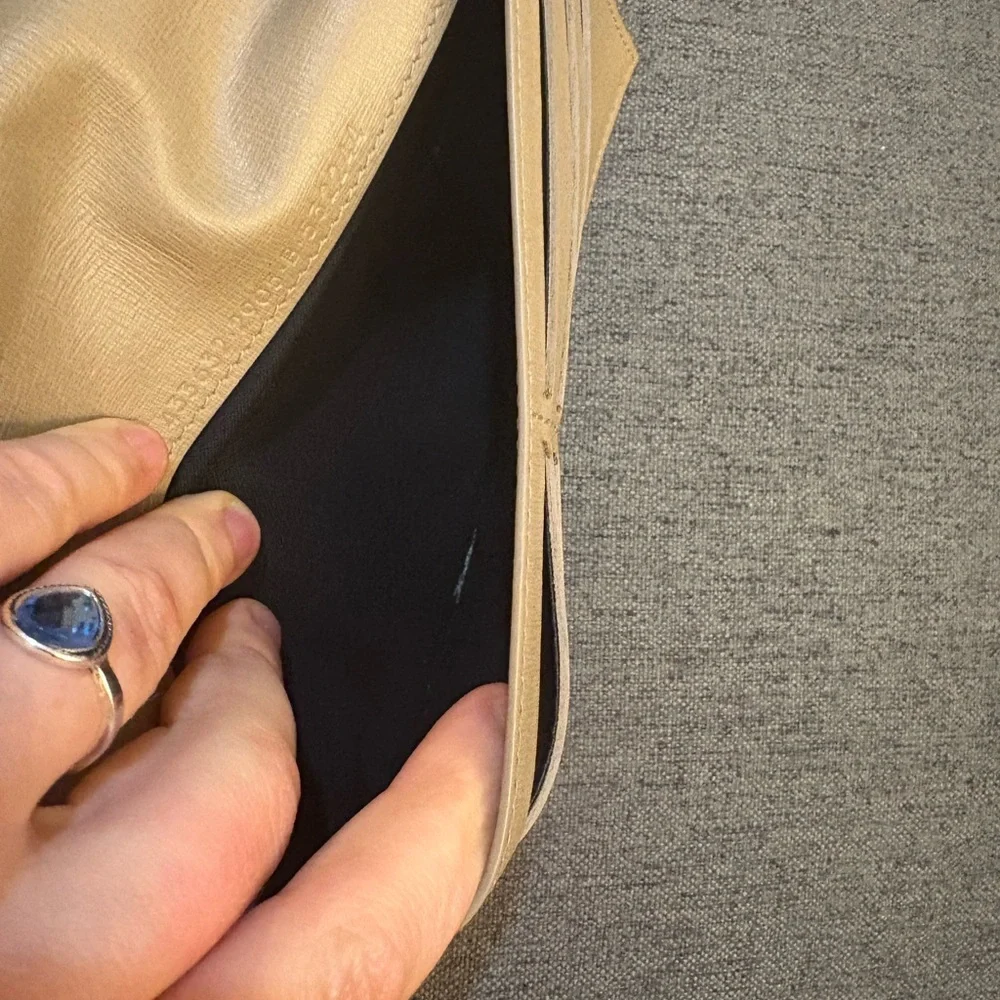 Balenciaga‎ Beige Leather wallet